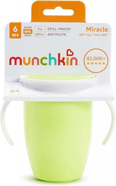 Munchkin Miracle Cup itatópohár, 207 ml - pasztell zöld