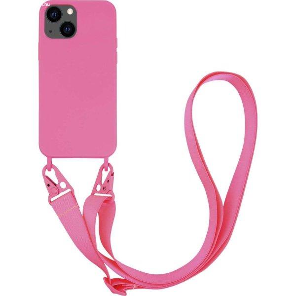 Vivanco Necklace Smartphone-Kette Apple iPhone 13 Mini Hátlap Rózsaszín
(NECKCVVIPH2021MPI) (NECKCVVIPH2021MPI)