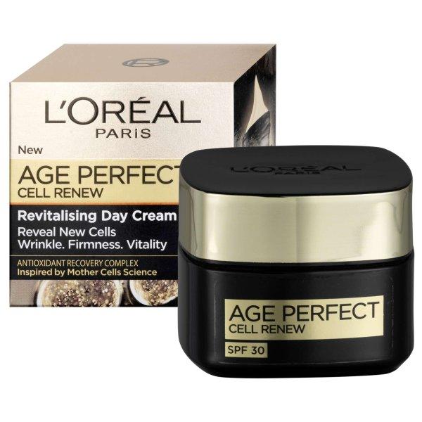 L'Oréal Paris Age Perfect Cell Renew nappali Arckrém SPF30 fényvédővel 50ml