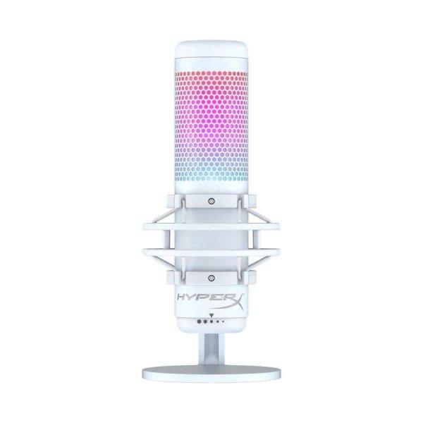 HyperX QuadCast S asztali mikrofon fehér (519P0AA) (519P0AA)