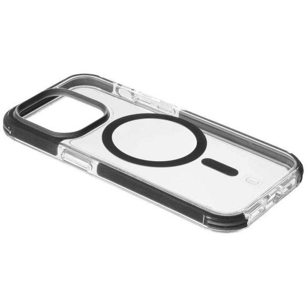 Cellularline Strong Guard MagSafe Case Apple iPhone 15 Pro hátlap átlátszó
fekete (TETRACMAGIPH15PROT) (TETRACMAGIPH15PROT)
