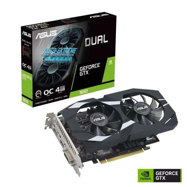 ASUS GeForce GTX 1650 4GB DUAL OC EVO videokártya (DUAL-GTX1650-O4GD6-P-EVO)
(DUAL-GTX1650-O4GD6-P-EVO)