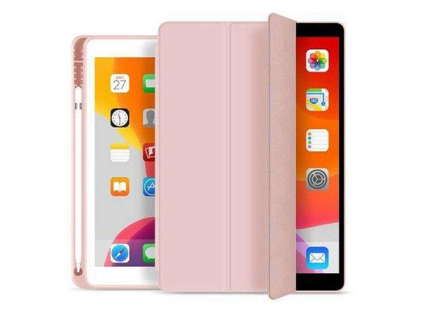 Apple iPad 10.2 (2019/2020/2021) tablet tok (Smart Case) on/off funkcióval,
Apple Pencil tartóval - Tech-Protect - pink (ECO csomagolás)