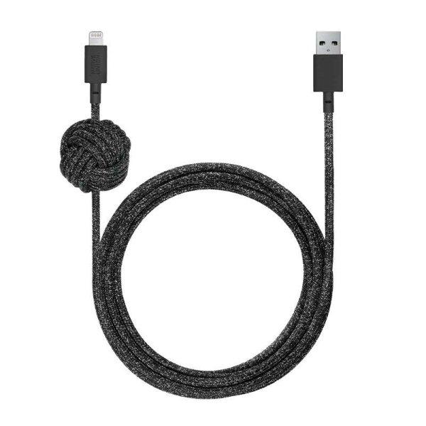 Native Union USB-A apa - Lightning apa 2.0 Adat és töltő kábel - Fekete (3m)
(NCABLE-KV-L-CS-BLK)