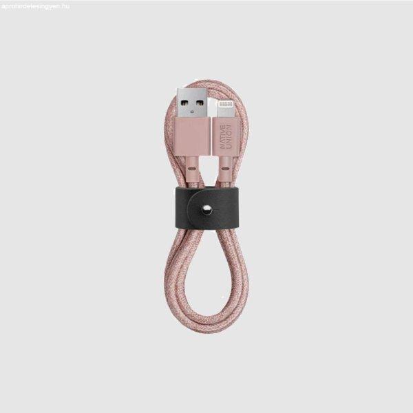 Native Union USB-A apa - Lightning apa 2.0 Adat és töltő kábel - Rózsaszín
(1.2m) (BELT-L-ROS-2-NP)