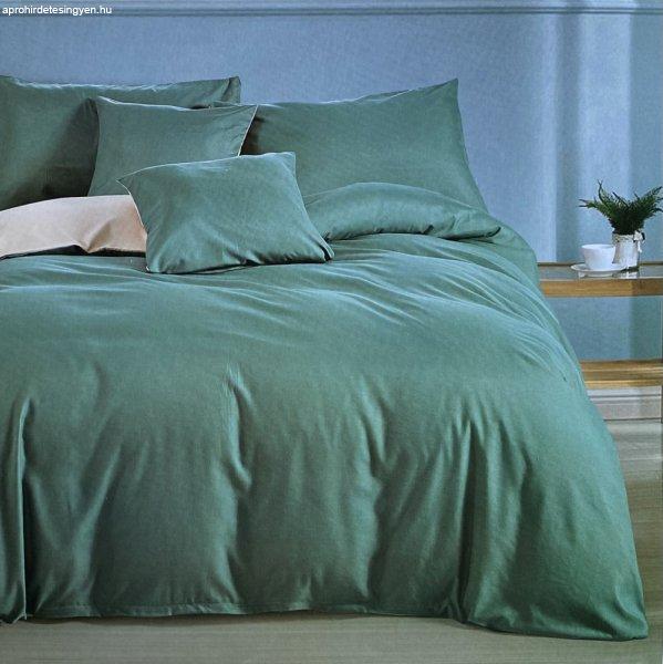 Klasszikus kétszínű 7 részes ágynemű - zöld-krém