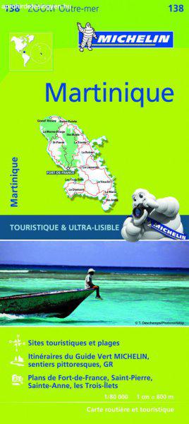 Martinique térkép - Michelin 138