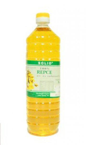 Solio Hidegen sajtolt repce olaj (1000 ml)