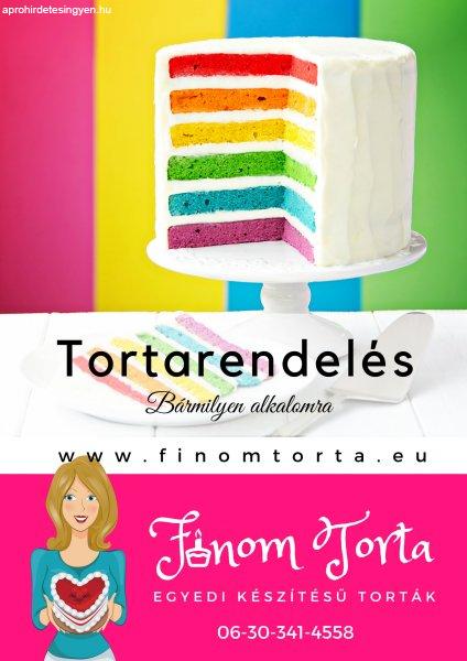 TORTARENDELÉS - Egyedi torták házhozszállítással