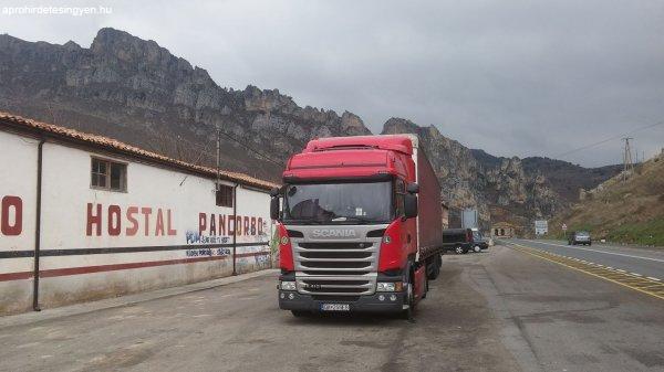 Nemzetközi kamionsofőr állás! Szlovakiai cég kamionsofőrt ke