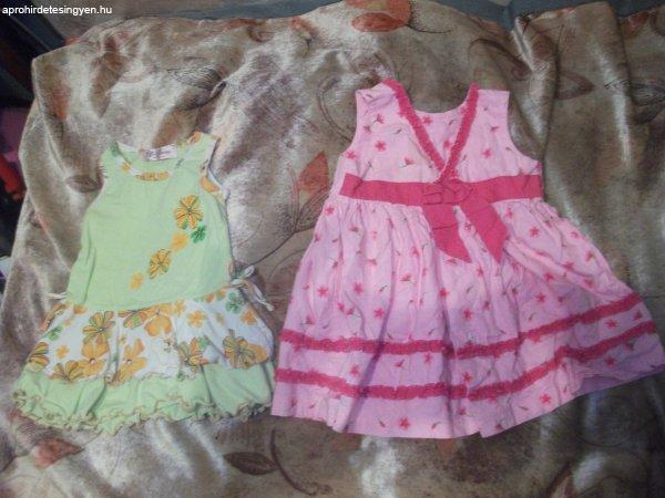 Lányka nyári ruhák eladók 1-2 évesek részére