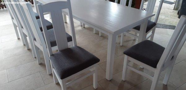Masziv fa Ebédlő asztal székekkel a gyártótól