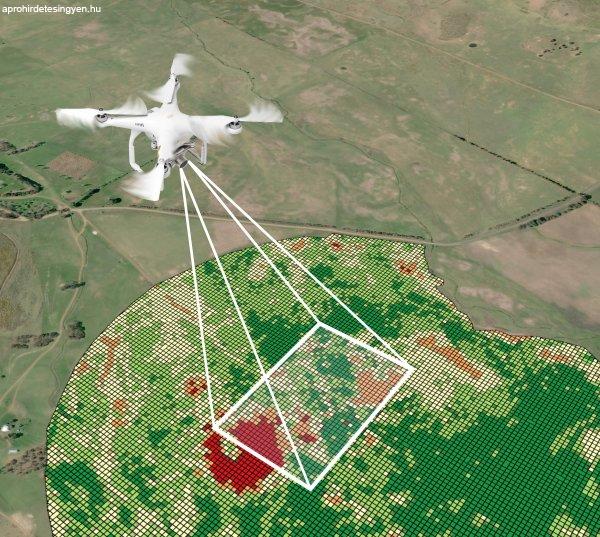 Légifelderítéssel végzett mezőgazdasági szolgáltatás + GPS