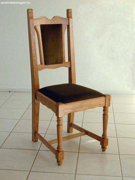 tölgyfa székek kárpittal
