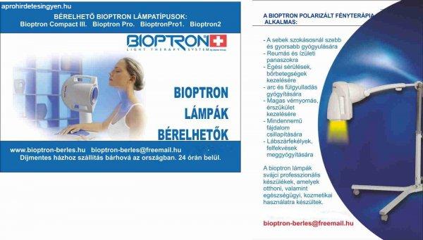Biopoptron lámpa kölcsönzés 06 70 422-3842.