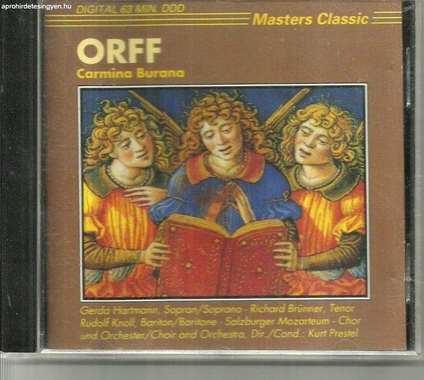 Orff: Carmina Burana CD - Mastet Classics holland felvétel