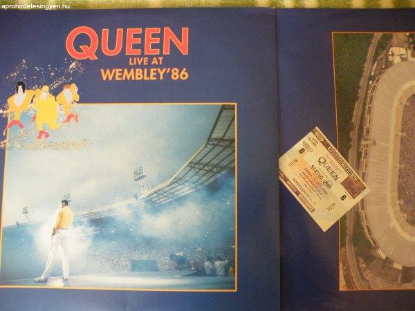 Queen live at Wembley 86 Parlophone 1992 bakelit lemez 2LP