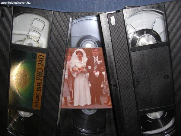 Esküvői VHS felvételek digitalzálása Debrecen:pendrive-ra!