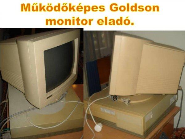 hagyományos Goldson monitor eladó