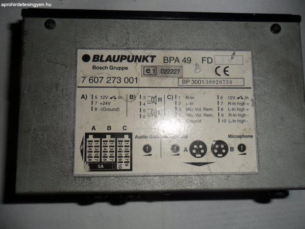 BLAUPUNKT BPA-49 mikrofon sztereo erősítő 2x20W