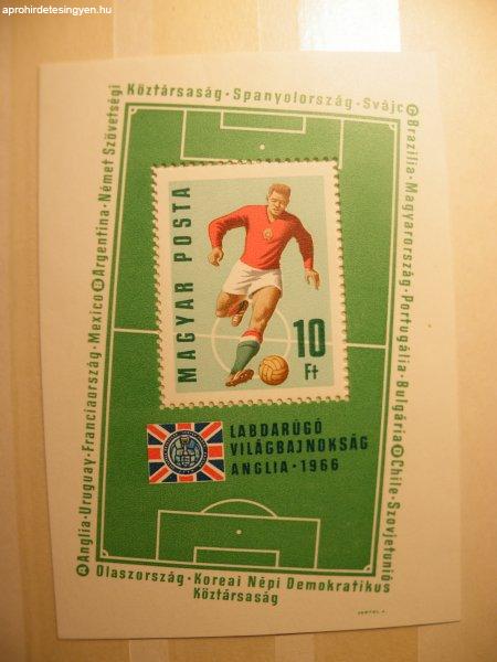 Labdarúgó világbajnokság 1966 bélyegblokk /Faludi Imre/