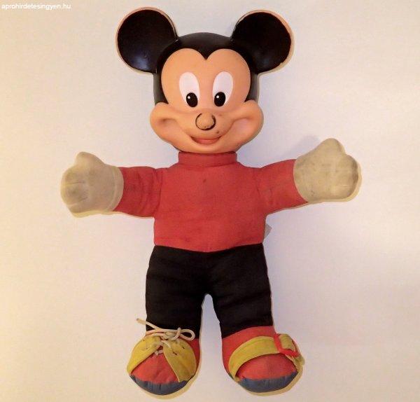 Vintage Antik Eredeti Jelzett Walt Disney Mickey Egér figura