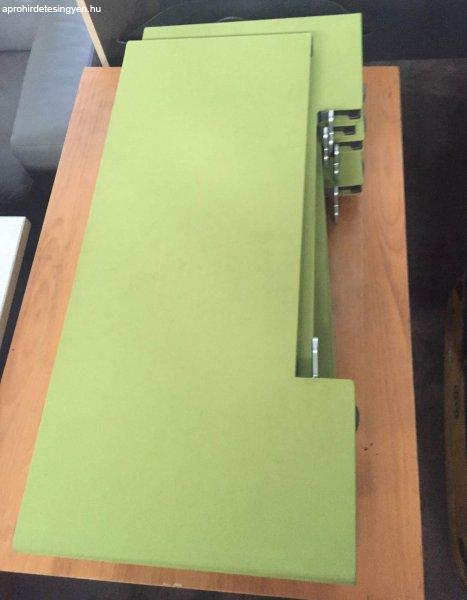 Oldalsó Steelcase asztali paraván zöld szövettel, sok db