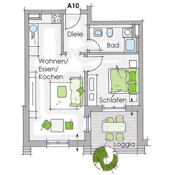 4. kerületben 2 szobás lakás költözhető, azonnal!