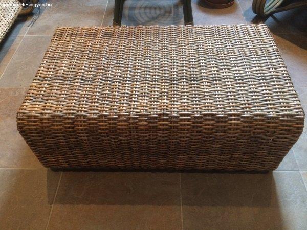 Féláron Új Rattan Bambusz bútor asztal kiegészítő