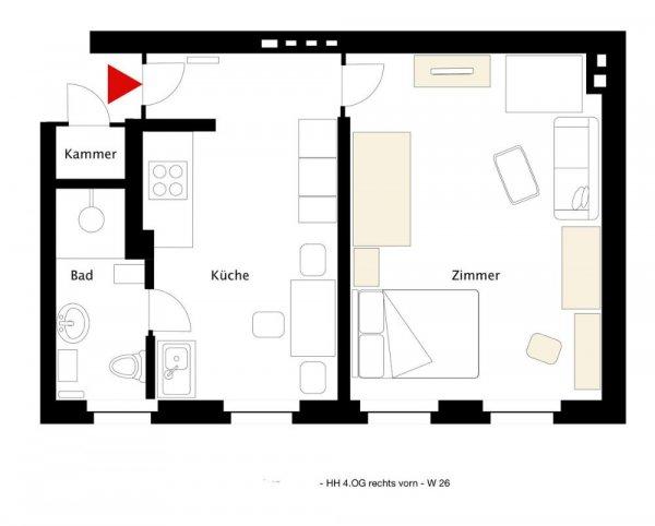 3. kerületben 4. emeleti modern lakás költözhető!