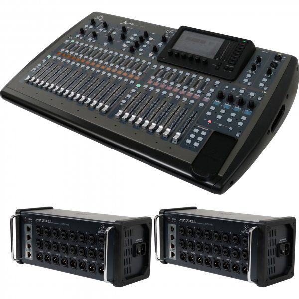 Behringer X32 + 2x SD16 digital mixer set