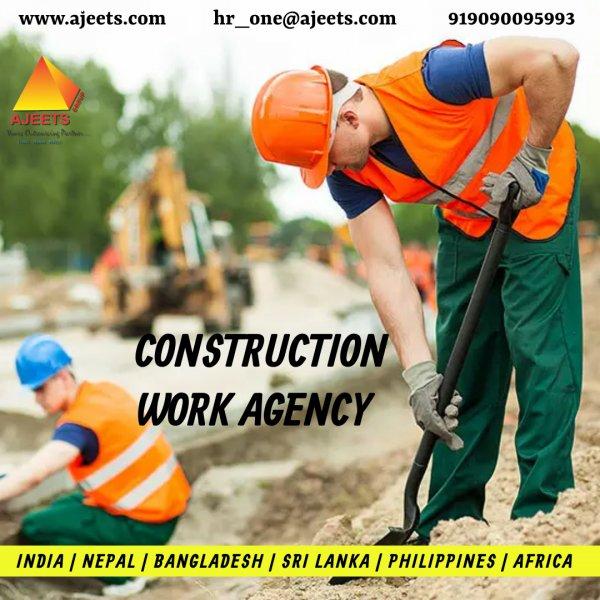 Construction Work Agency in India, Nepal, Bangladesh