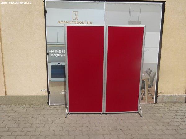 Piros színű álló paraván - Steelcase, 190x61 cm - haszn