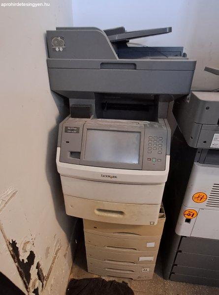 2 db Lexmark irodai nagy fénymásoló-fax gép alkatrésznek ela