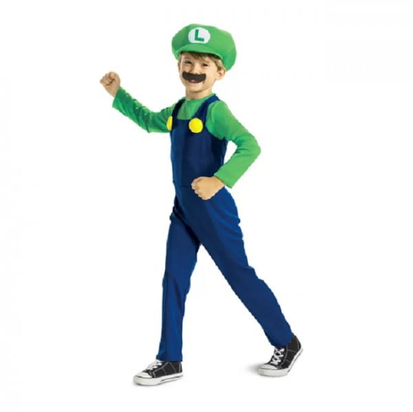 Super Mario Luigi farsangi jelmez