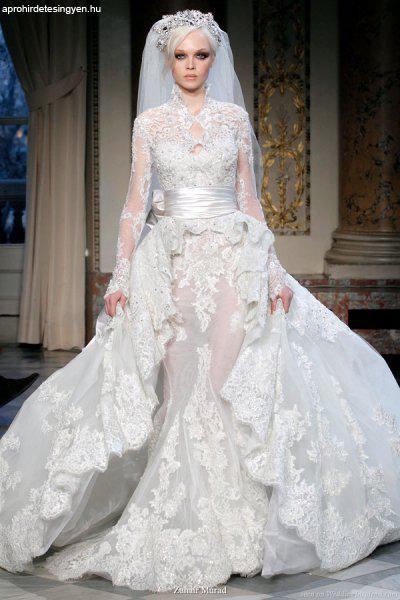 Designer Egyedi Menyasszonyi ruha saját elképzelés alapján