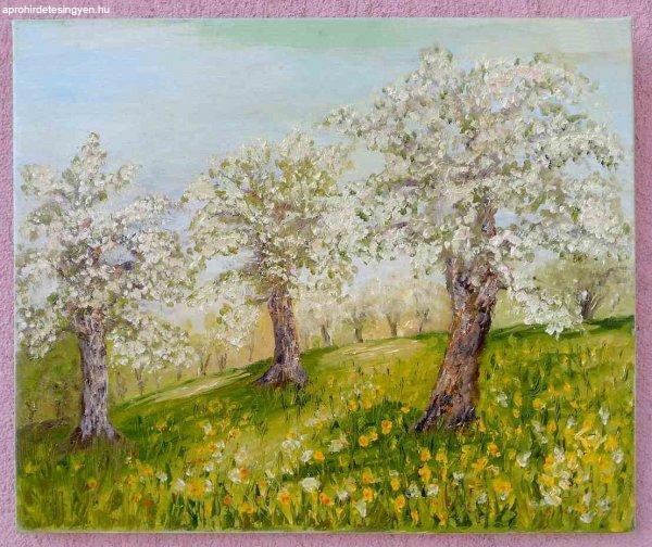 Tavaszi virágzás. Gustav Seitz Német festőművész, és szobrás