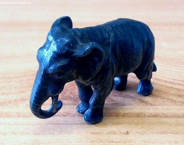 Elefánt apróság ónból, antik, miniatúra gyűjteménybe
