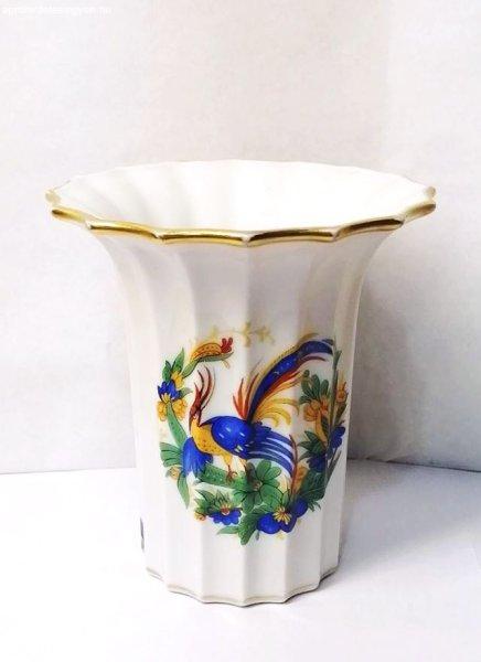 Különleges madaras mintázatú Rosenthal porcelán váza N
