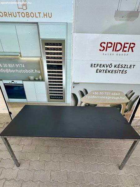 Fekete színű asztal, étkezőasztal - 160x60 használt