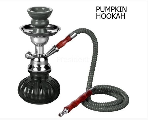Pumpkin Hookah 24cm ¤ Fekete +Dohánytartó