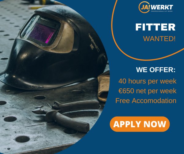 Fitters needed in the Netherlands