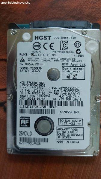 Hitachi HGST 2.5 ultra slim HDD 500GB_7200RPM !!!_6Gb/s