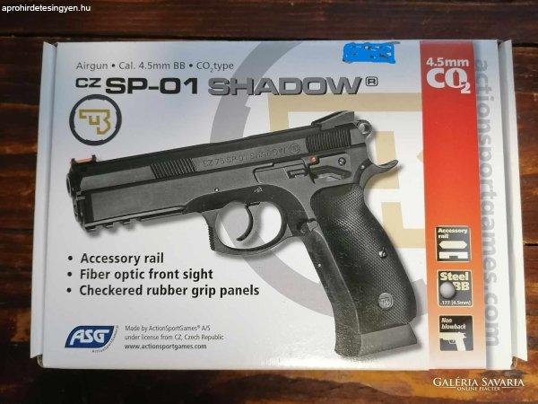 CZ 75 SP-01 Shadow 4,5 mm-es Co2 patronos ÚJ légpisztoly