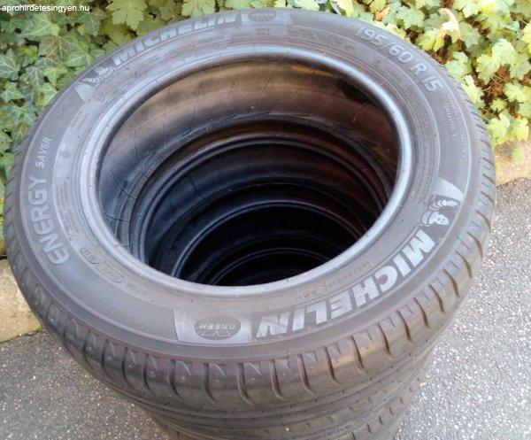 4 db használt Michelin Energy Saver (195/60/15) nyári gumi