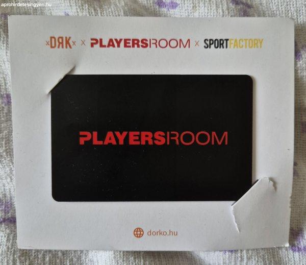 Playersroom fizikai ajándékutalvány kártya (29 990 Ft é