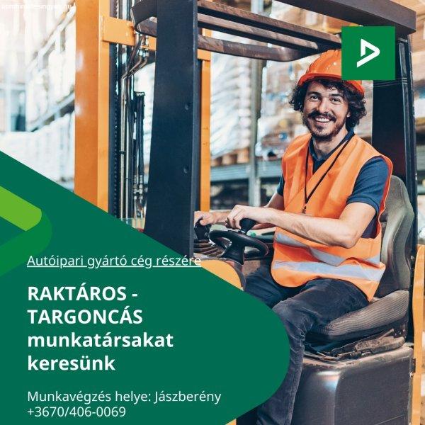 Raktáros - Targoncavezető - Jászberény