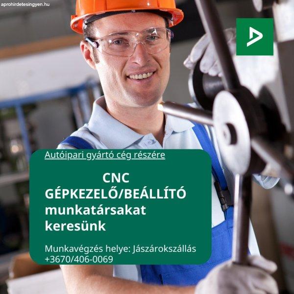 CNC gépkezelő/beállító - Jászárokszállás