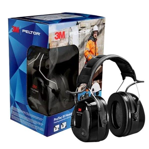 Elektronikus védőfejhallgató 3M PELTOR ProTac III Headset