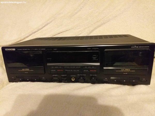 Kenwood KX-W6050 Stereo Double Deck kazettás magnó